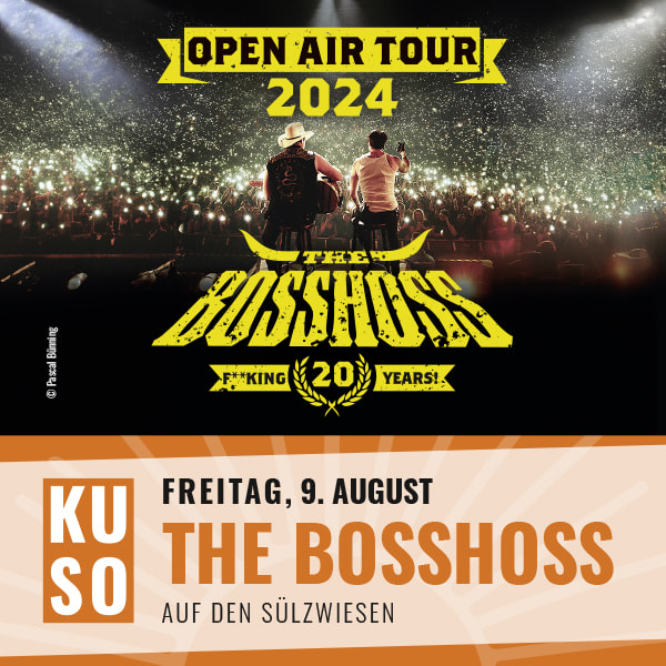 The BossHoss TWENTY F**KING YEARS! Tour Sommer 2024
